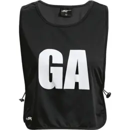 BRT Netball Players Bib Set Of 7 Black